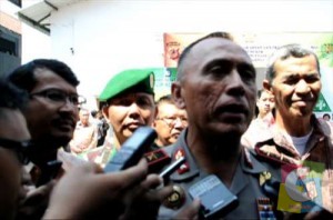 Kapolda Jawa Barat Irjen Pol Muhamad Iriawan saat wawancara dengan wartawan di Garut Sabtu (23/8/2014). poto.jmb