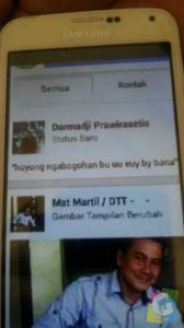 Nih dia status BBM Wakil Walikota Banjar yang mmbuat heboh warganya, Foto Hermanto 