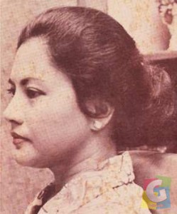 Mantan aktris film terpandang Nurbany Yusuf, yang pernah menghangatkan kelahiran film “Panggilan Tanah Sutji” di Garut (1961). Film ini memuat tema keagamaan, yang didukung aktor aktirs kenamaan pada masanya. (Dokumentasi Yodaz) 