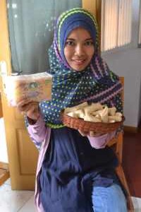 Satriawati S Aggapraja, wanita muda penggiat kuliner di Garut, foto Heri