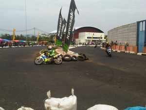 balap motor Ikatan Motor Banjar, foto Hermanto