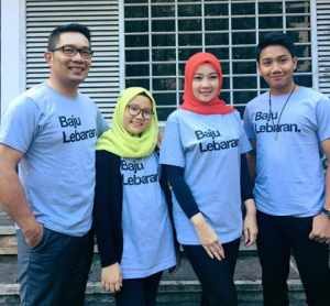 Ini dia baju lebaran istimewa keluarga Walikota Bandung Ridwan Kamil, foto Istimewa