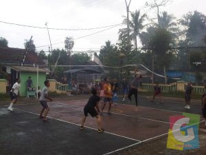 Lucunya bola volly antar warga di Kota Banjar, foto Hermanto