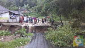 lokasi bencana di Kecamatan Bungbulang Garut selatan, foto dok