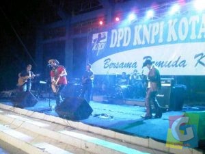 Pangung Kreasi Seni peringatan Sumpah Pemuda KNPI Kota Banjar, foto Hermanto